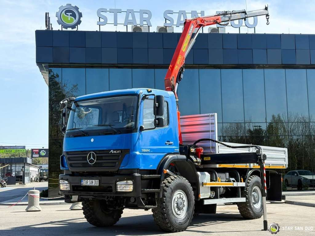 Mercedes-Benz AXOR 1824 4x4 PALFINGER PK 8500 Crane Kran - Auto s hydraulickou rukou: obrázek 1 Mercedes-Benz AXOR 1824 4x4 PALFINGER PK 8500 Crane Kran - Auto s hydraulickou rukou: obrázek 1