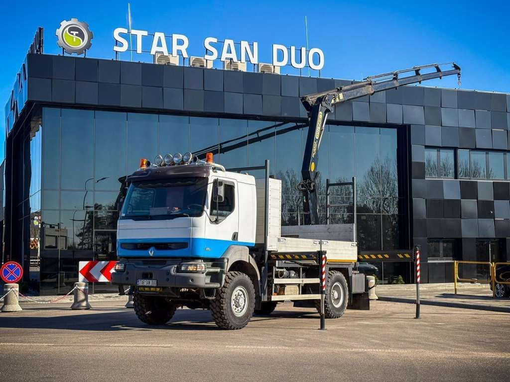 Renault KERAX 270 4x4 PALFINGER PK 16502 CRANE WINCH - Auto s hydraulickou rukou, Nákladní automobil valníkový/ Plošinový: obrázek 1 Renault KERAX 270 4x4 PALFINGER PK 16502 CRANE WINCH - Auto s hydraulickou rukou, Nákladní automobil valníkový/ Plošinový: obrázek 1