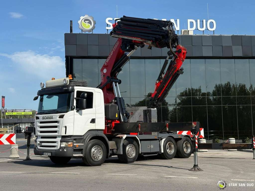Scania R420 8x4 FASSI F1300 AXP Crane FLY JIB Euro 4 - Auto s hydraulickou rukou: obrázek 4 Scania R420 8x4 FASSI F1300 AXP Crane FLY JIB Euro 4 - Auto s hydraulickou rukou: obrázek 4