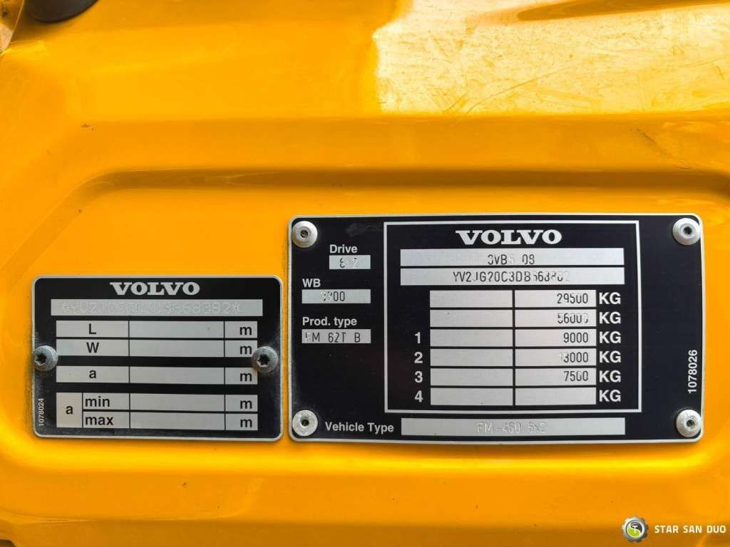 Tahač Volvo  FM 460 6x4x4 HMF 3220 Crane HDS: obrázek 20