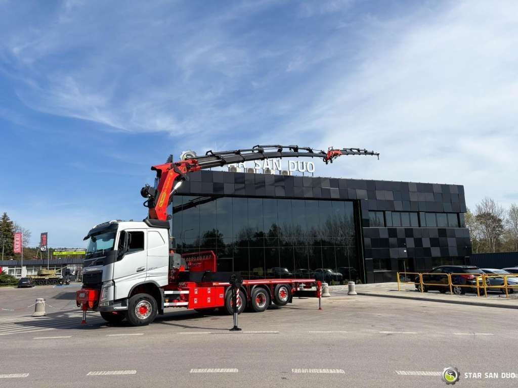 Auto s hydraulickou rukou Volvo  FH 500 8x4*4 PK65002 Fly JIB Crane 7456 h Winch: obrázek 29