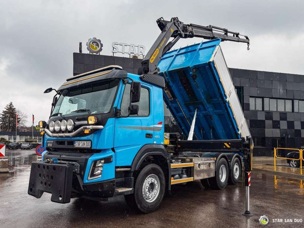 Volvo FMX 410 6x2 PALFINGER PK 18002 659 Working Hour - Sklápěč: obrázek 1 Volvo FMX 410 6x2 PALFINGER PK 18002 659 Working Hour - Sklápěč: obrázek 1