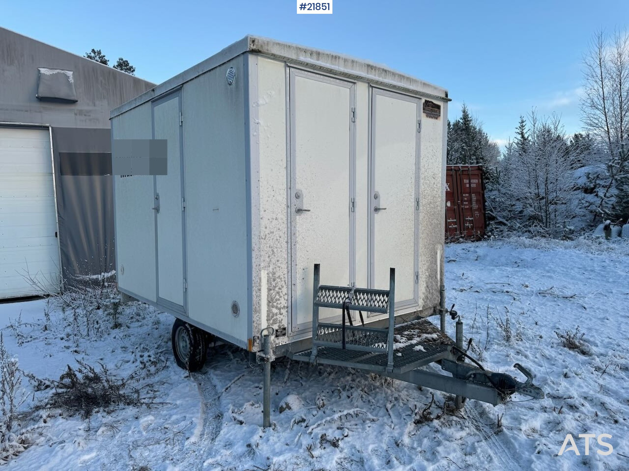 Arbeidsbrakke m/ forbrenningstoalett - Obytná buňka: obrázek 1 Arbeidsbrakke m/ forbrenningstoalett - Obytná buňka: obrázek 1