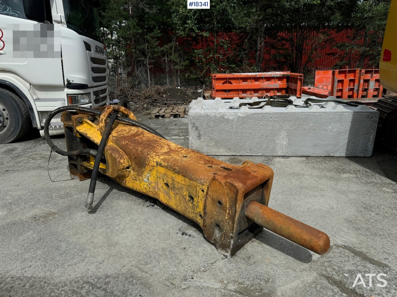 Atlas Pigghammer - Hydraulické kladivo: obrázek 2 Atlas Pigghammer - Hydraulické kladivo: obrázek 2