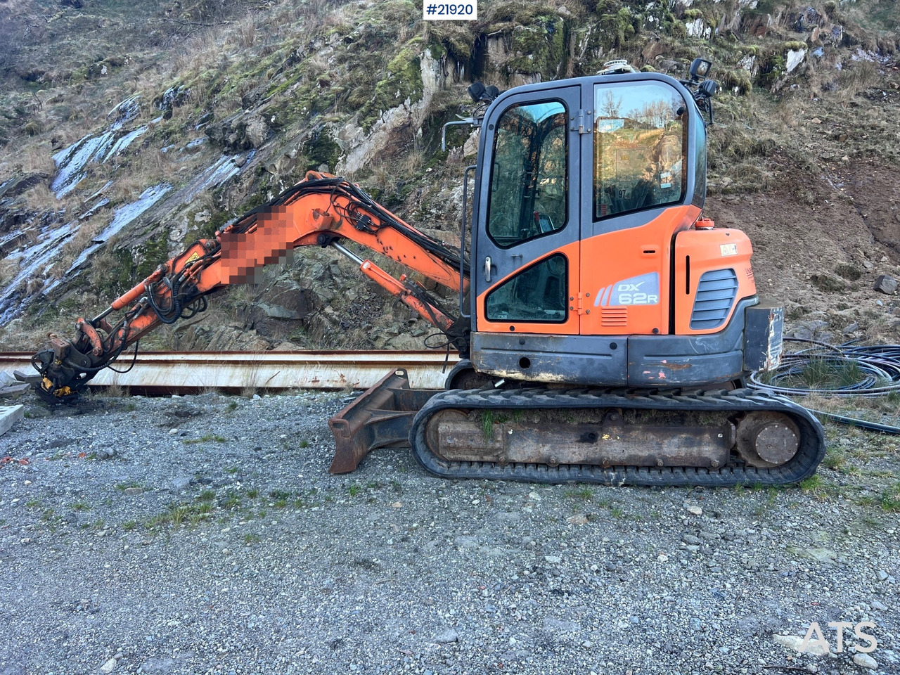 Doosan DX62R-3 gravemaskin m/ rototilt, pusseskuffe og graveskuffe - Pásové rýpadlo: obrázek 3 Doosan DX62R-3 gravemaskin m/ rototilt, pusseskuffe og graveskuffe - Pásové rýpadlo: obrázek 3
