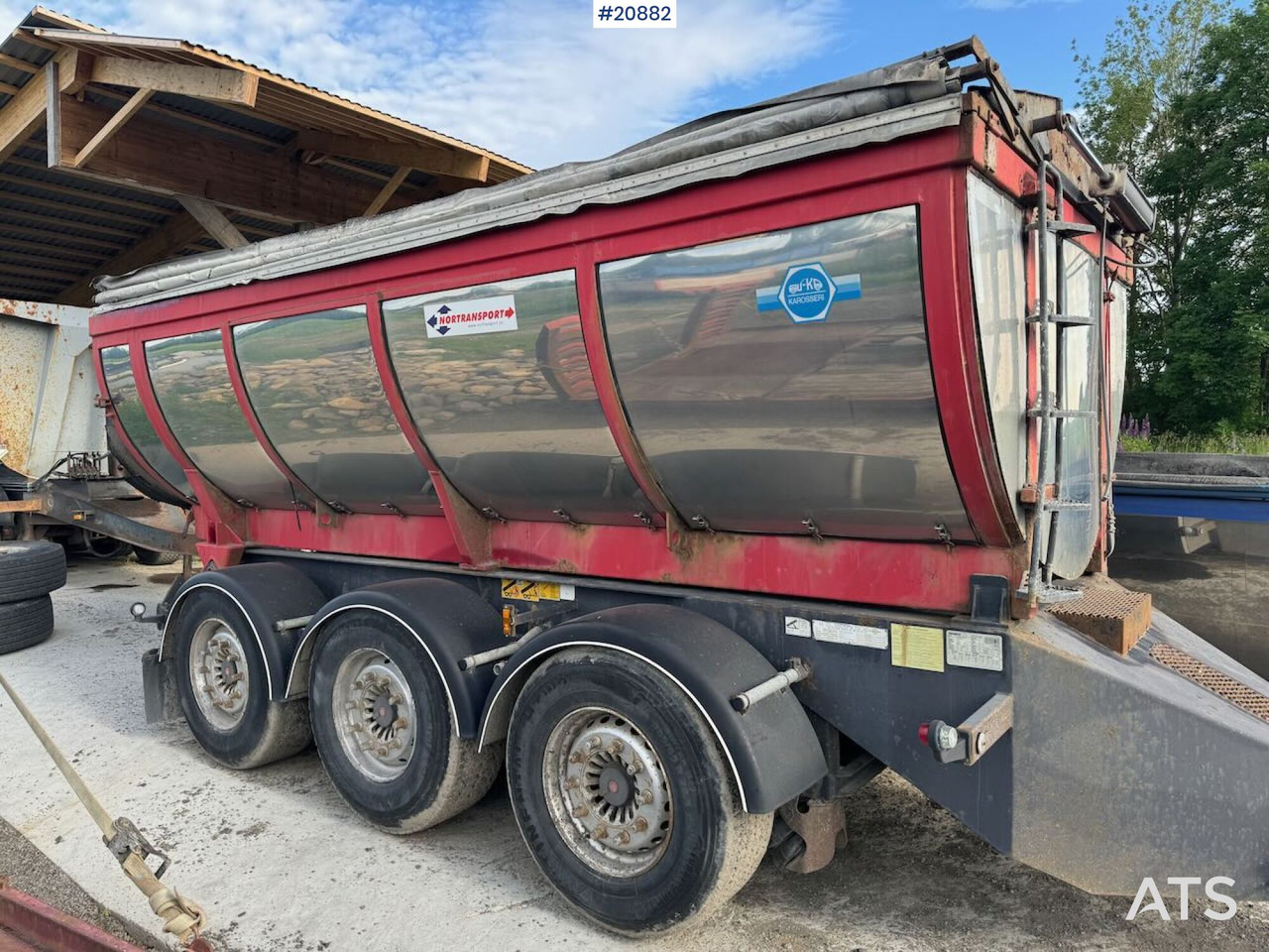 Engen Engen asfaltkjerre m/ kapell - Sklápěcí přívěs: obrázek 2 Engen Engen asfaltkjerre m/ kapell - Sklápěcí přívěs: obrázek 2