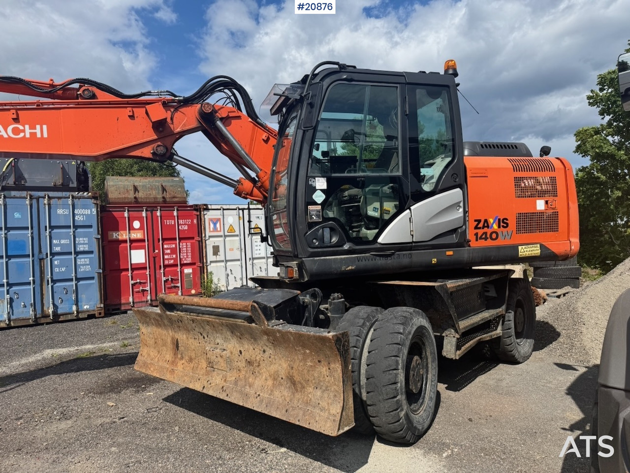 Hitachi ZX140W-5B - Kolesové rýpadlo: obrázek 4 Hitachi ZX140W-5B - Kolesové rýpadlo: obrázek 4