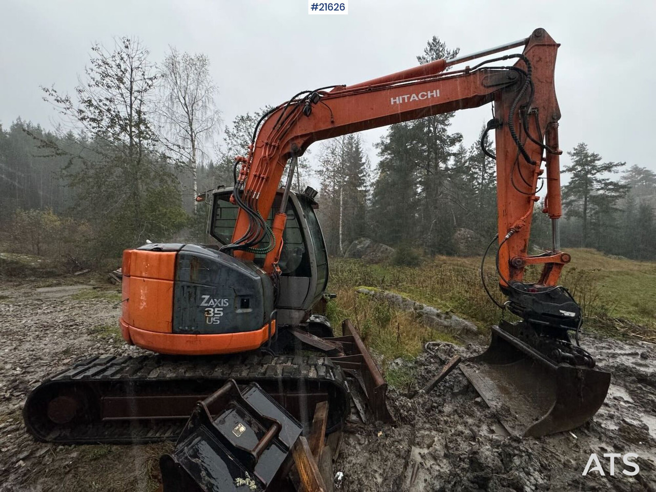 Hitachi ZX85 US Beltegraver m/ 2 skuffer SE VIDEO - Pásové rýpadlo: obrázek 4 Hitachi ZX85 US Beltegraver m/ 2 skuffer SE VIDEO - Pásové rýpadlo: obrázek 4