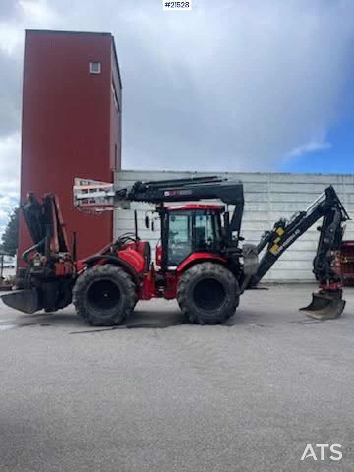 Huddig 1260C Traktorgraver m/ Palfinger kran, Lift, rototilt og skuffe - Rýpadlo-nakladač: obrázek 2 Huddig 1260C Traktorgraver m/ Palfinger kran, Lift, rototilt og skuffe - Rýpadlo-nakladač: obrázek 2
