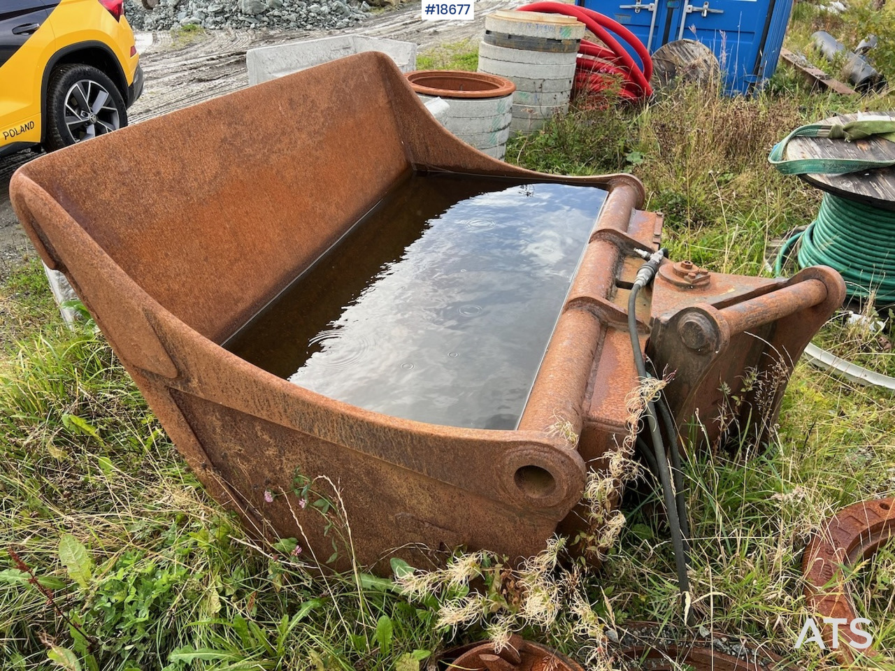 Hydr. pusseskuffe Hydr. pusseskuffe - Lžíce na bagr pro Stavební technika: obrázek 1 Hydr. pusseskuffe Hydr. pusseskuffe - Lžíce na bagr pro Stavební technika: obrázek 1