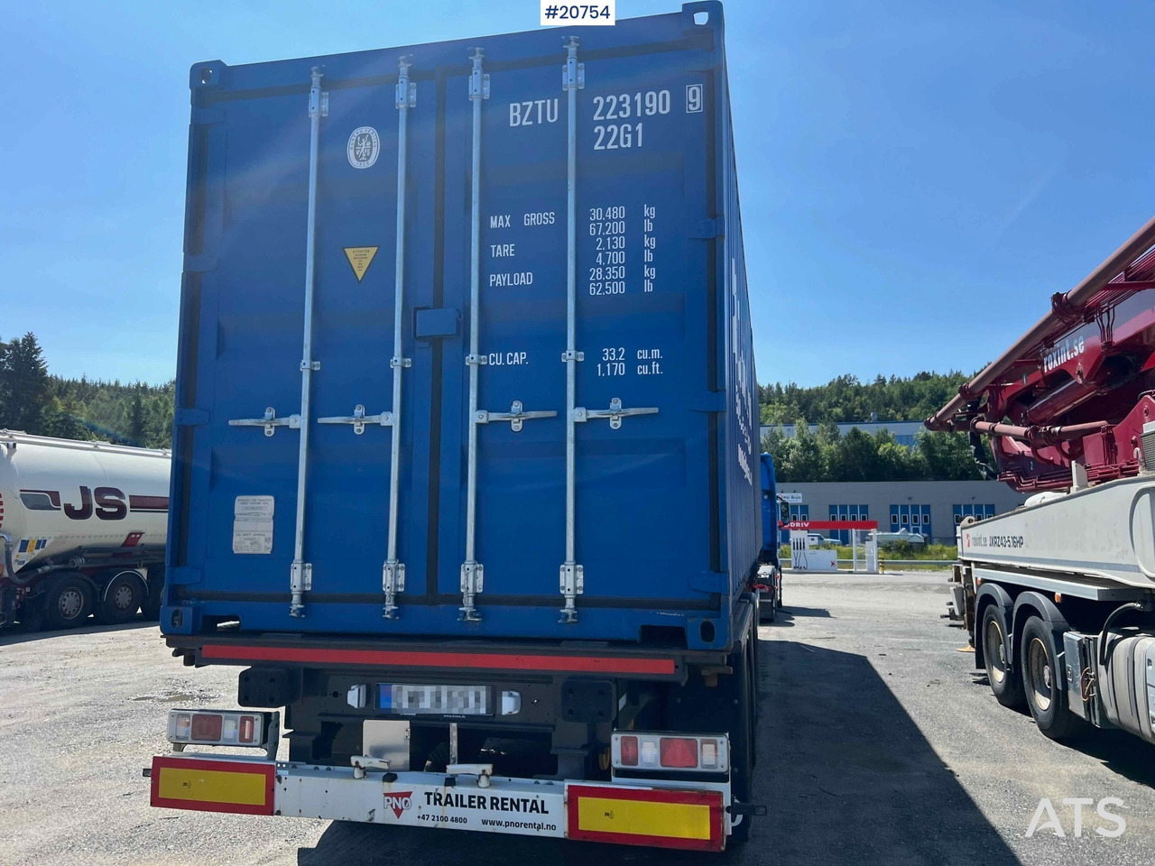 Krone containerhenger - Kontejnerovy návěs/ Výměnná nástavba: obrázek 4 Krone containerhenger - Kontejnerovy návěs/ Výměnná nástavba: obrázek 4