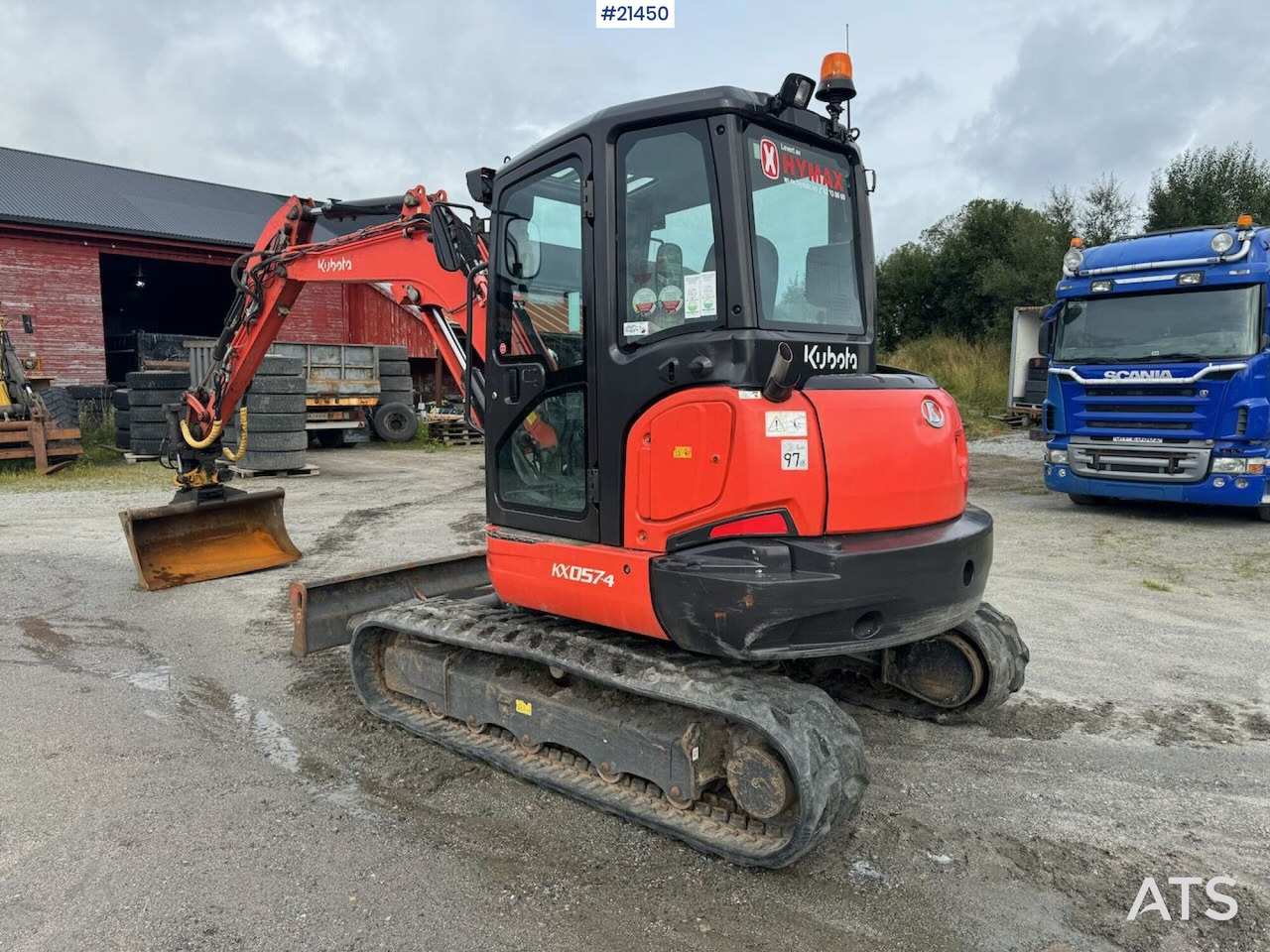 Kubota KX 057-4 - Pásové rýpadlo: obrázek 3 Kubota KX 057-4 - Pásové rýpadlo: obrázek 3