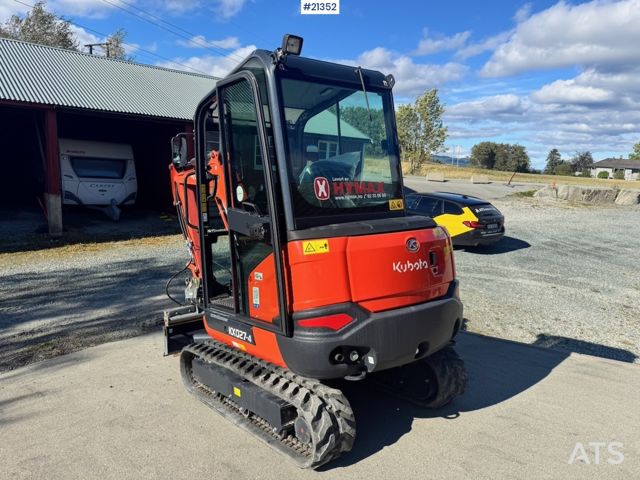 Kubota KX027-4 - Mini rýpadlo: obrázek 3 Kubota KX027-4 - Mini rýpadlo: obrázek 3