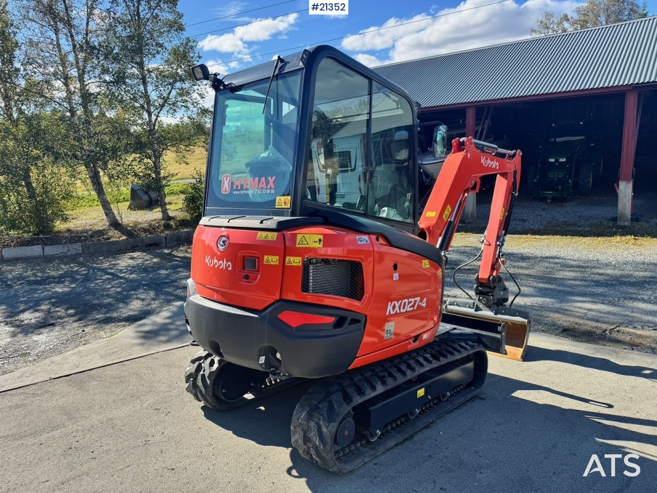 Kubota KX027-4 - Mini rýpadlo: obrázek 5 Kubota KX027-4 - Mini rýpadlo: obrázek 5