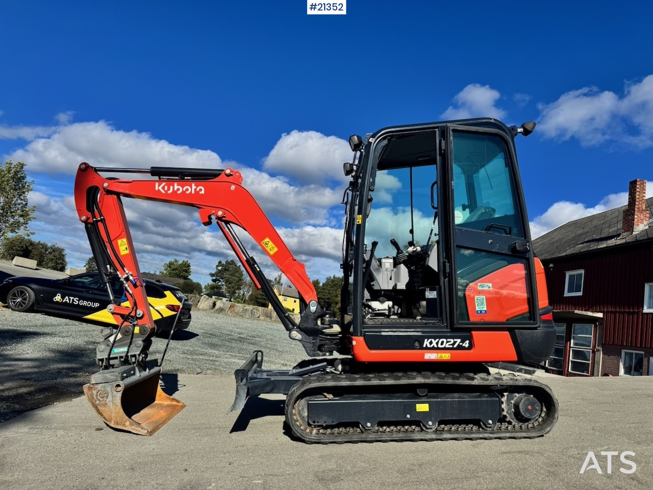 Kubota KX027-4 - Mini rýpadlo: obrázek 1 Kubota KX027-4 - Mini rýpadlo: obrázek 1