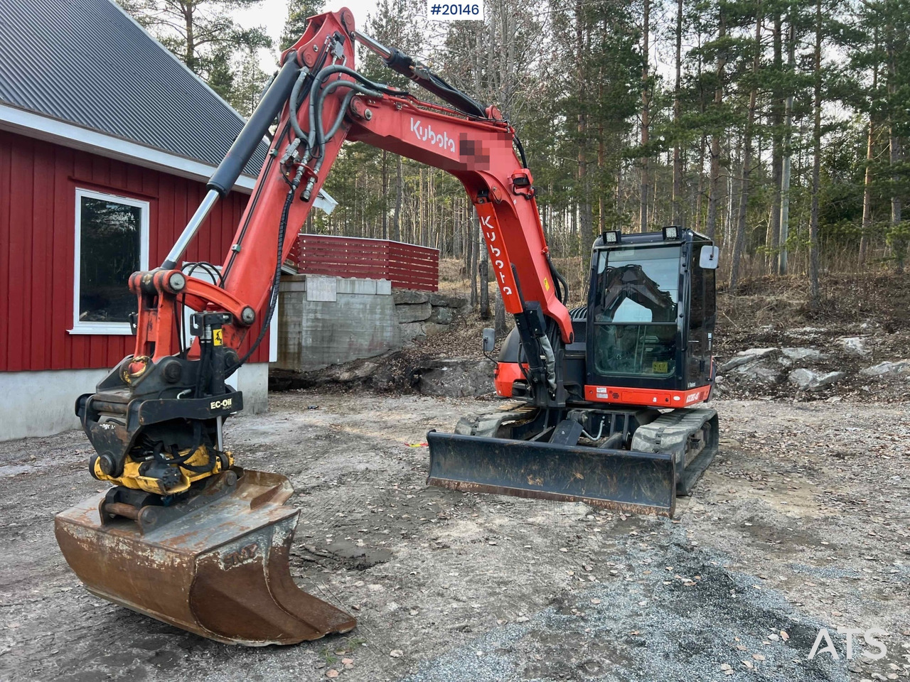 Kubota KX080-4 - Rýpadlo: obrázek 2 Kubota KX080-4 - Rýpadlo: obrázek 2