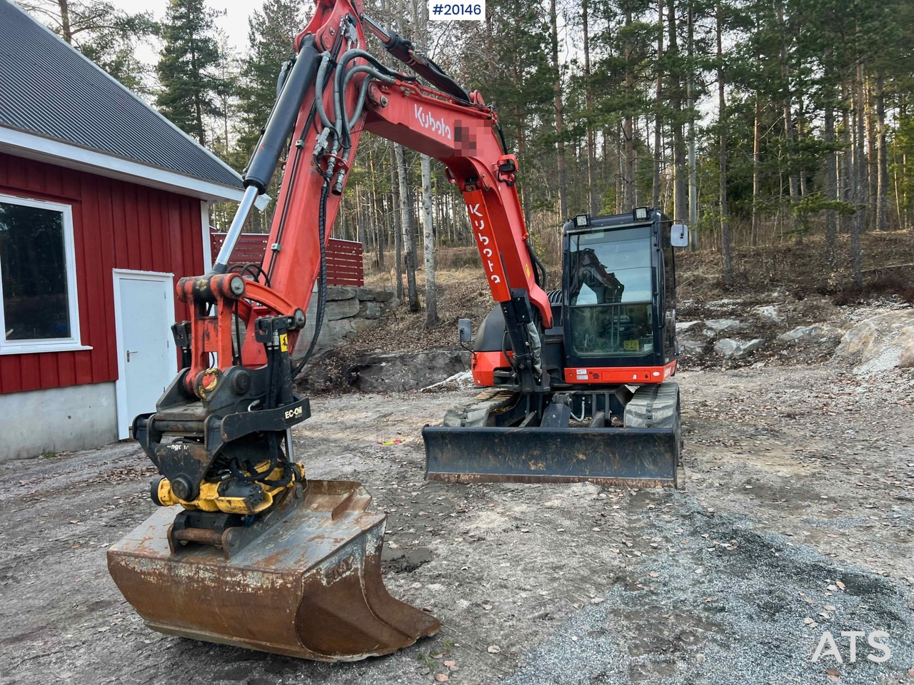 Kubota KX080-4 - Rýpadlo: obrázek 3 Kubota KX080-4 - Rýpadlo: obrázek 3