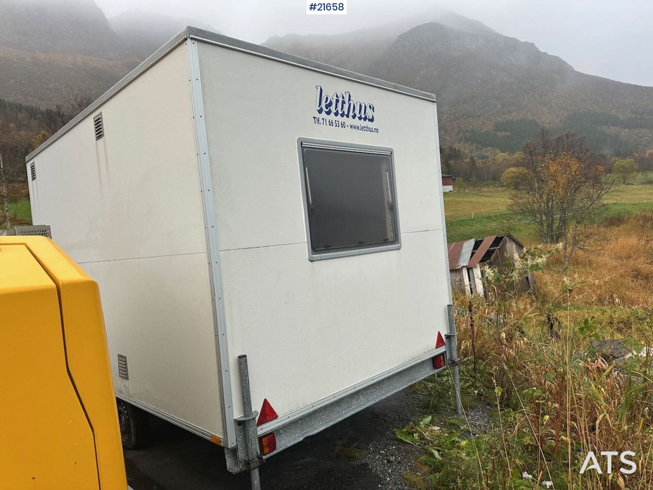 Letthus brakke - Obytná buňka, Přívěs: obrázek 4 Letthus brakke - Obytná buňka, Přívěs: obrázek 4