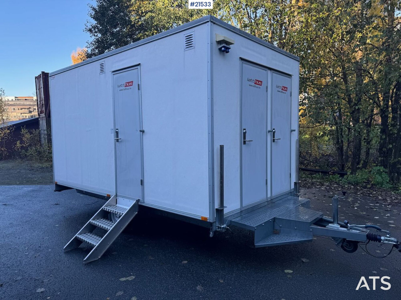 Letthus brakke - Obytná buňka, Přívěs: obrázek 1 Letthus brakke - Obytná buňka, Přívěs: obrázek 1