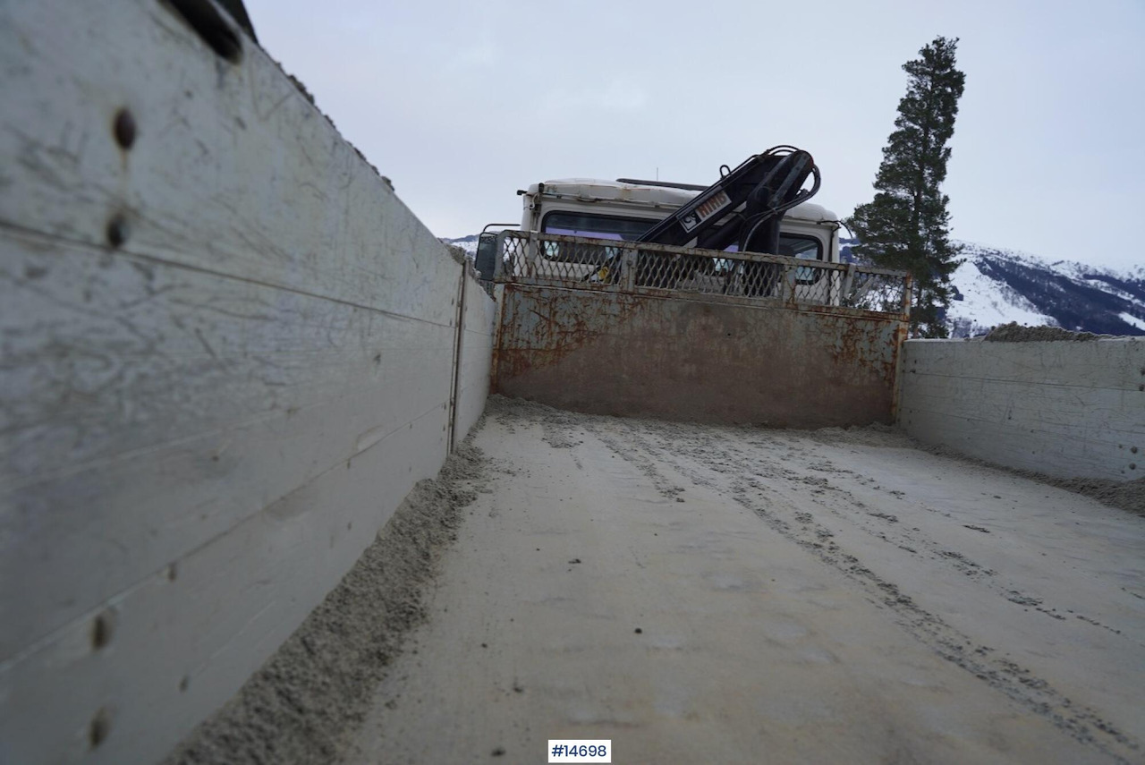 Nákladní automobil valníkový/ Plošinový, Auto s hydraulickou rukou MAN 13.232: obrázek 27