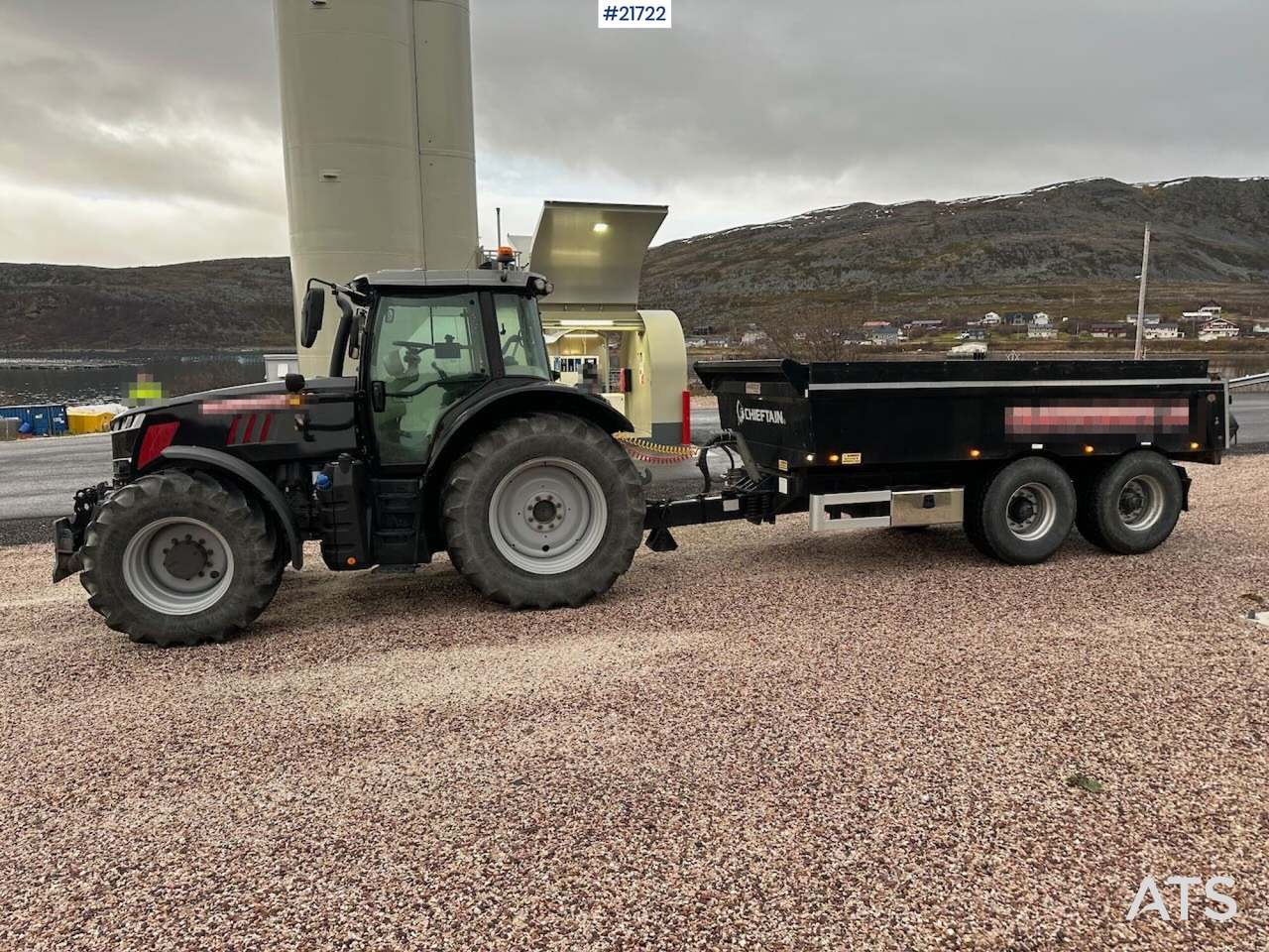 Massey Ferguson 7719 S 4x4 brøyterigget traktor m/ 2 sett dekk, snøfres og henger. SE VIDEO - Traktor: obrázek 2 Massey Ferguson 7719 S 4x4 brøyterigget traktor m/ 2 sett dekk, snøfres og henger. SE VIDEO - Traktor: obrázek 2