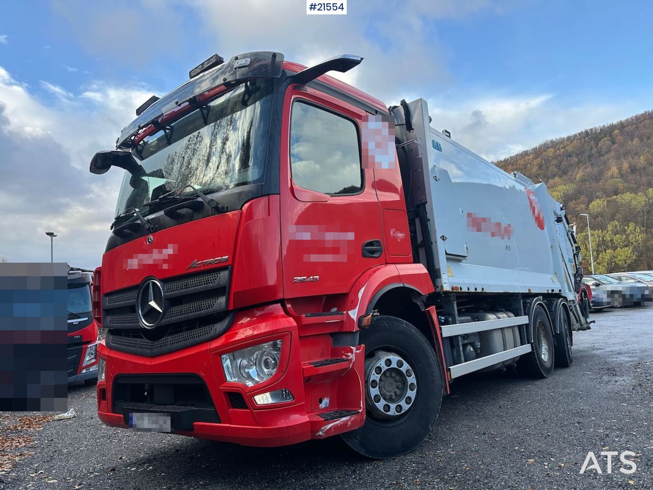 Mercedes Actros 2543 6x2 2 – kammers komprimatorbil m/ 2020 JOAB Anaconda twin påbygg - Vůz na odvoz odpadků: obrázek 3 Mercedes Actros 2543 6x2 2 – kammers komprimatorbil m/ 2020 JOAB Anaconda twin påbygg - Vůz na odvoz odpadků: obrázek 3