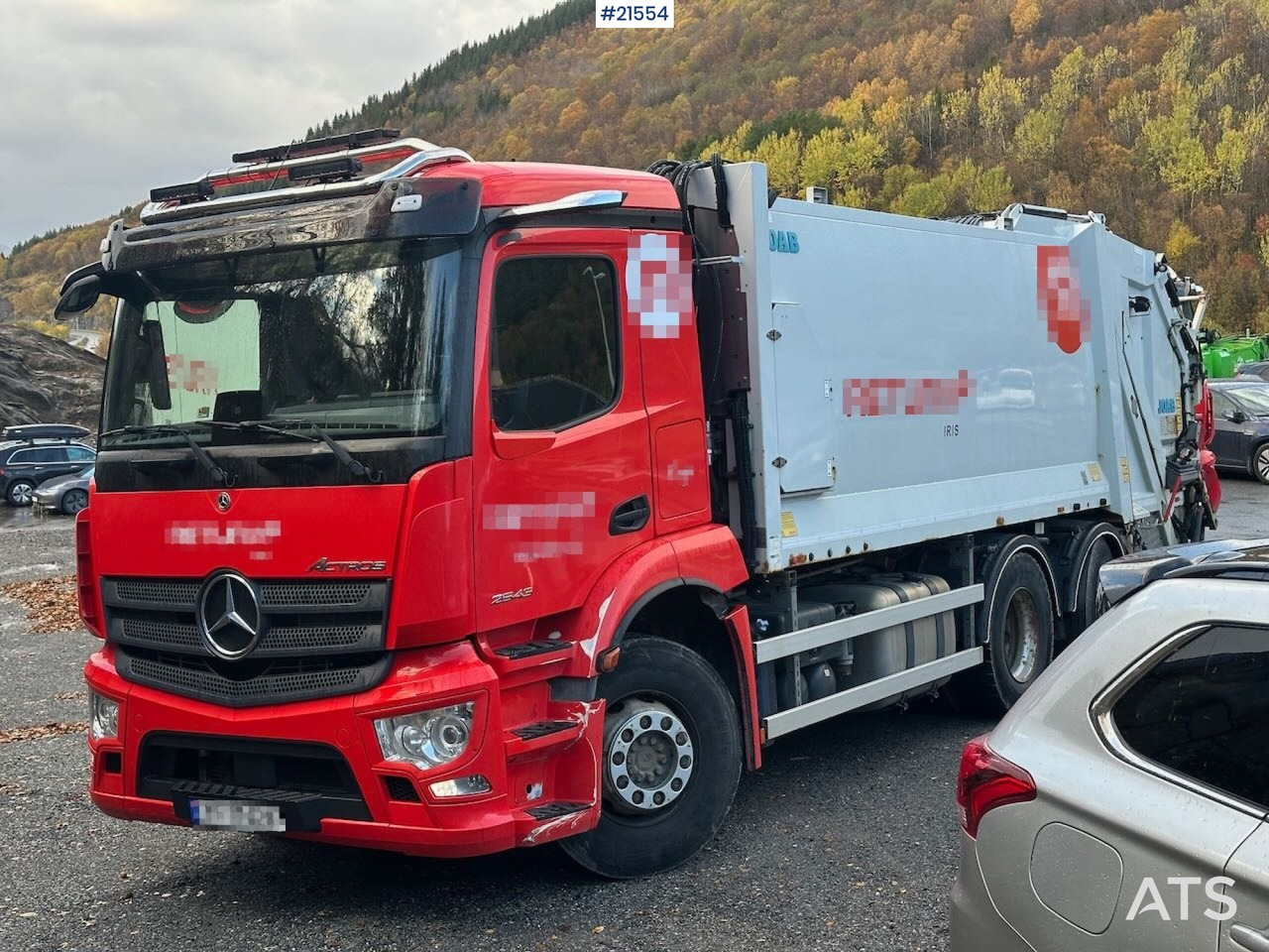 Mercedes Actros 2543 6x2 2 – kammers komprimatorbil m/ 2020 JOAB Anaconda twin påbygg - Vůz na odvoz odpadků: obrázek 1 Mercedes Actros 2543 6x2 2 – kammers komprimatorbil m/ 2020 JOAB Anaconda twin påbygg - Vůz na odvoz odpadků: obrázek 1
