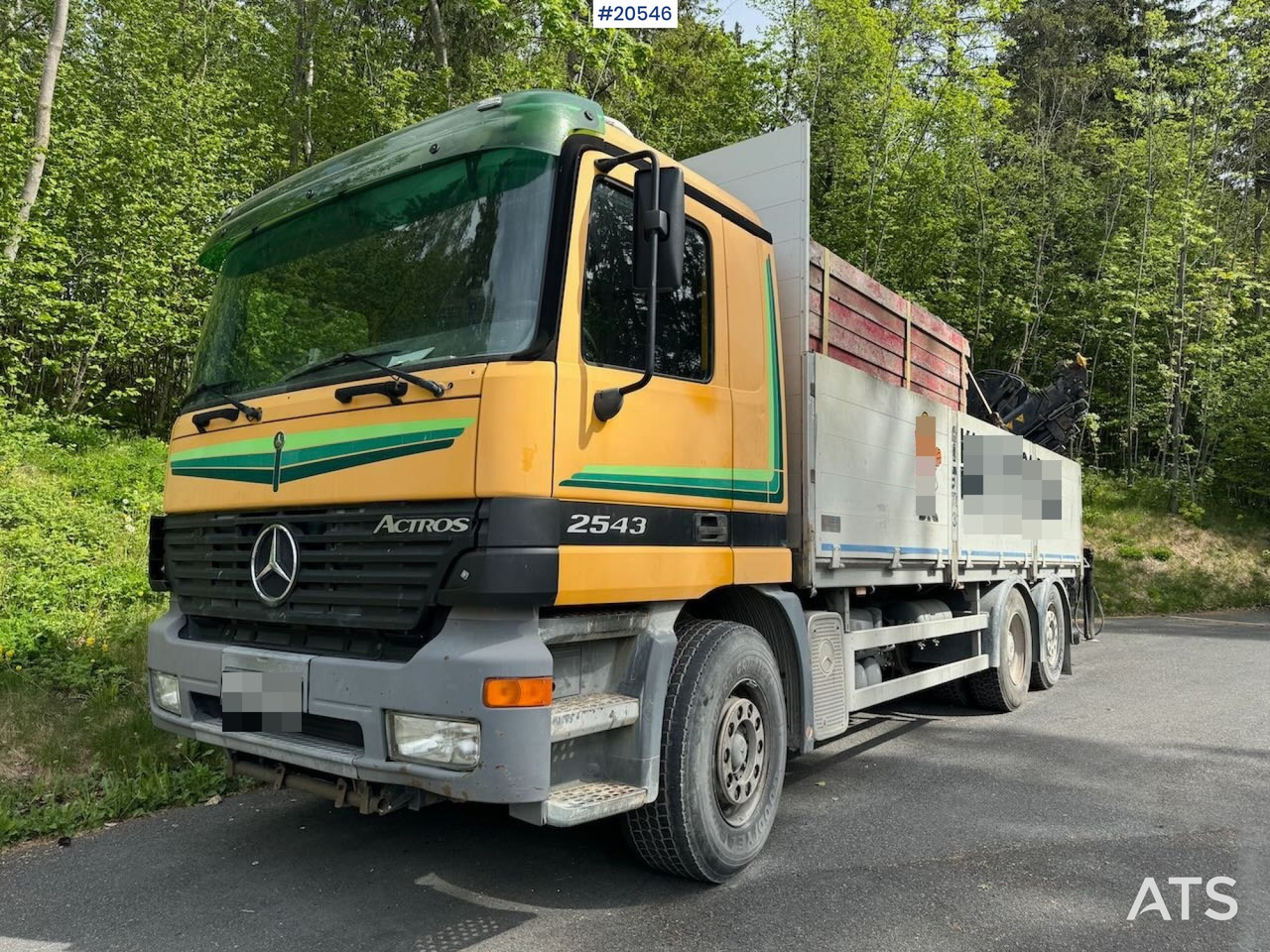Mercedes Actros 2543 - Nákladní automobil valníkový/ Plošinový: obrázek 1 Mercedes Actros 2543 - Nákladní automobil valníkový/ Plošinový: obrázek 1