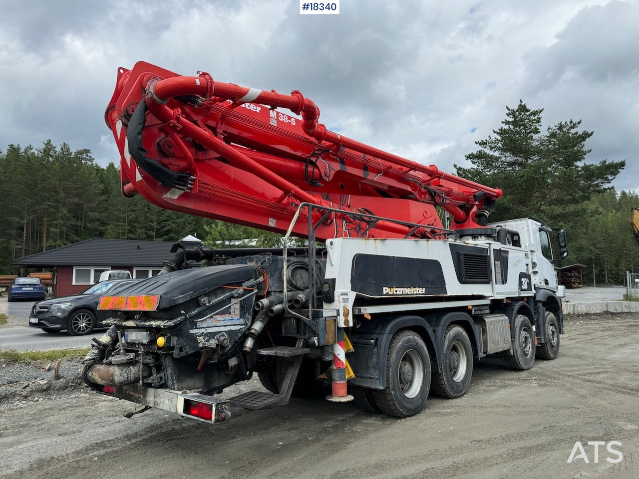 Mercedes Arocs - Autočerpadlo: obrázek 3 Mercedes Arocs - Autočerpadlo: obrázek 3