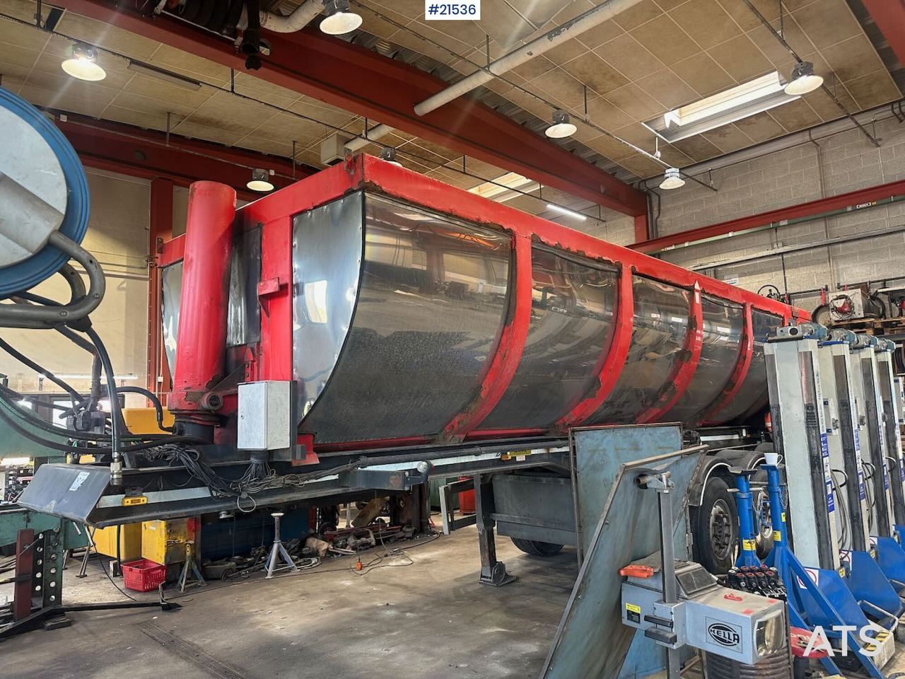 Nor-Slep SE-42 3 akslet tippsemi m/ kapellduk - Sklápěcí návěs: obrázek 1 Nor-Slep SE-42 3 akslet tippsemi m/ kapellduk - Sklápěcí návěs: obrázek 1