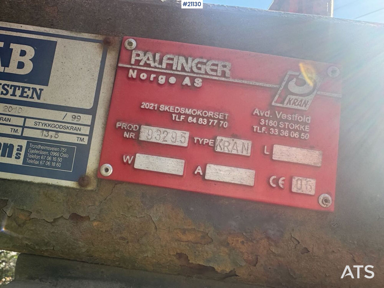 Hydraulická ruka pro Nákladní auto Palfinger PK 13000: obrázek 19