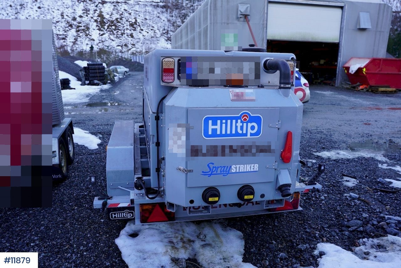 Přívěs Respo boggihenger med Hilltip Spray striker vannvogn: obrázek 10