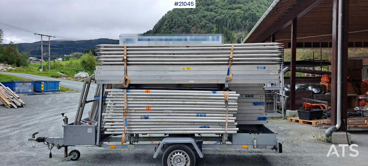 Temared Temared stillashenger m/ 162m2 stillas - Přívěs: obrázek 3 Temared Temared stillashenger m/ 162m2 stillas - Přívěs: obrázek 3