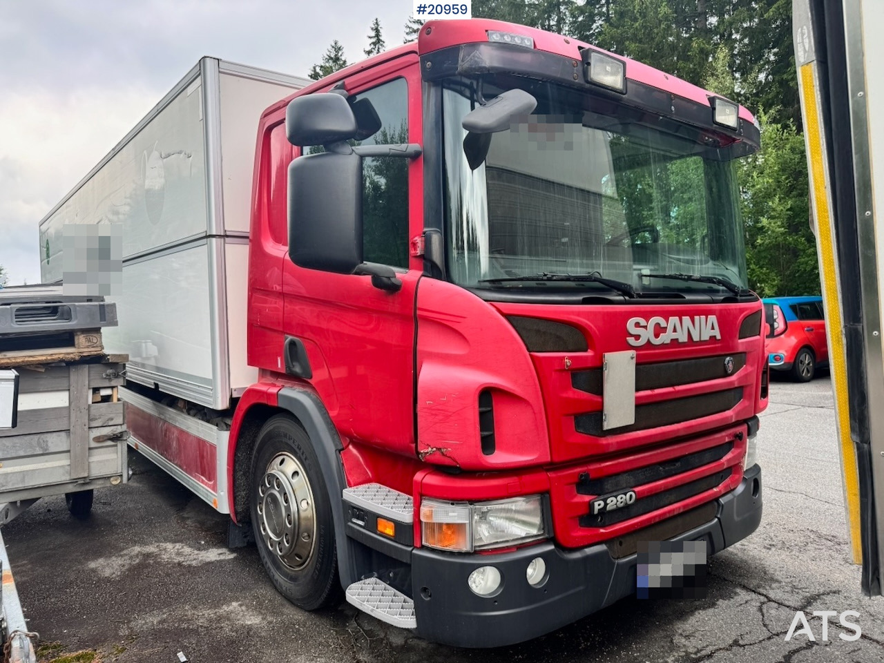 Skříňový nákladní auto Scania P280: obrázek 8