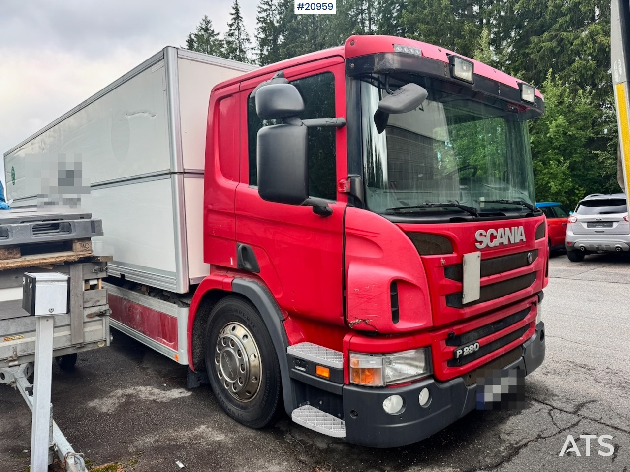 Skříňový nákladní auto Scania P280: obrázek 7