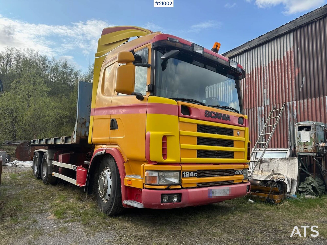 Scania R124 - Hákový nosič kontejnerů: obrázek 1 Scania R124 - Hákový nosič kontejnerů: obrázek 1