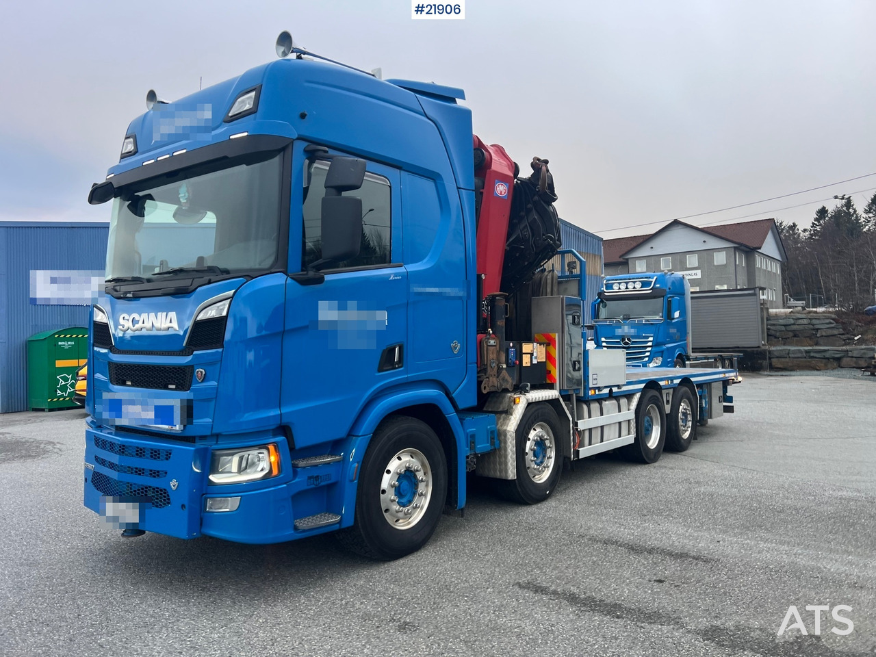 Scania R580 8x2 kranbil m/ 95t/m hmf kran, jibb , vinsj og konar planslep - Auto s hydraulickou rukou: obrázek 2 Scania R580 8x2 kranbil m/ 95t/m hmf kran, jibb , vinsj og konar planslep - Auto s hydraulickou rukou: obrázek 2