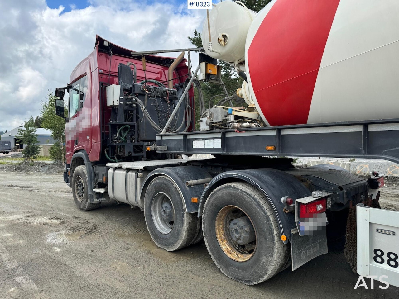 Scania R580 - Autodomíchávač: obrázek 4 Scania R580 - Autodomíchávač: obrázek 4