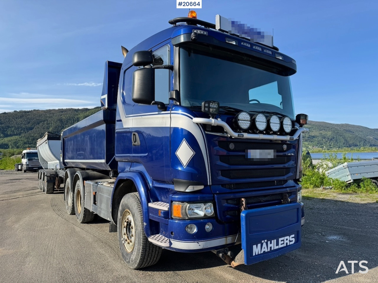 Scania R580 - Technika pro ukládaní asfaltu: obrázek 2 Scania R580 - Technika pro ukládaní asfaltu: obrázek 2