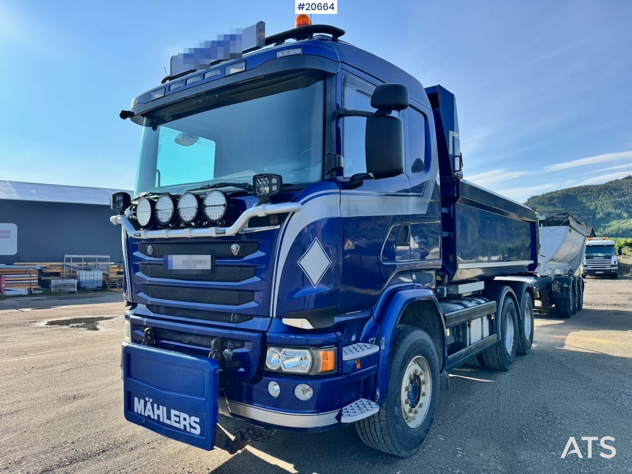 Scania R580 - Technika pro ukládaní asfaltu: obrázek 4 Scania R580 - Technika pro ukládaní asfaltu: obrázek 4