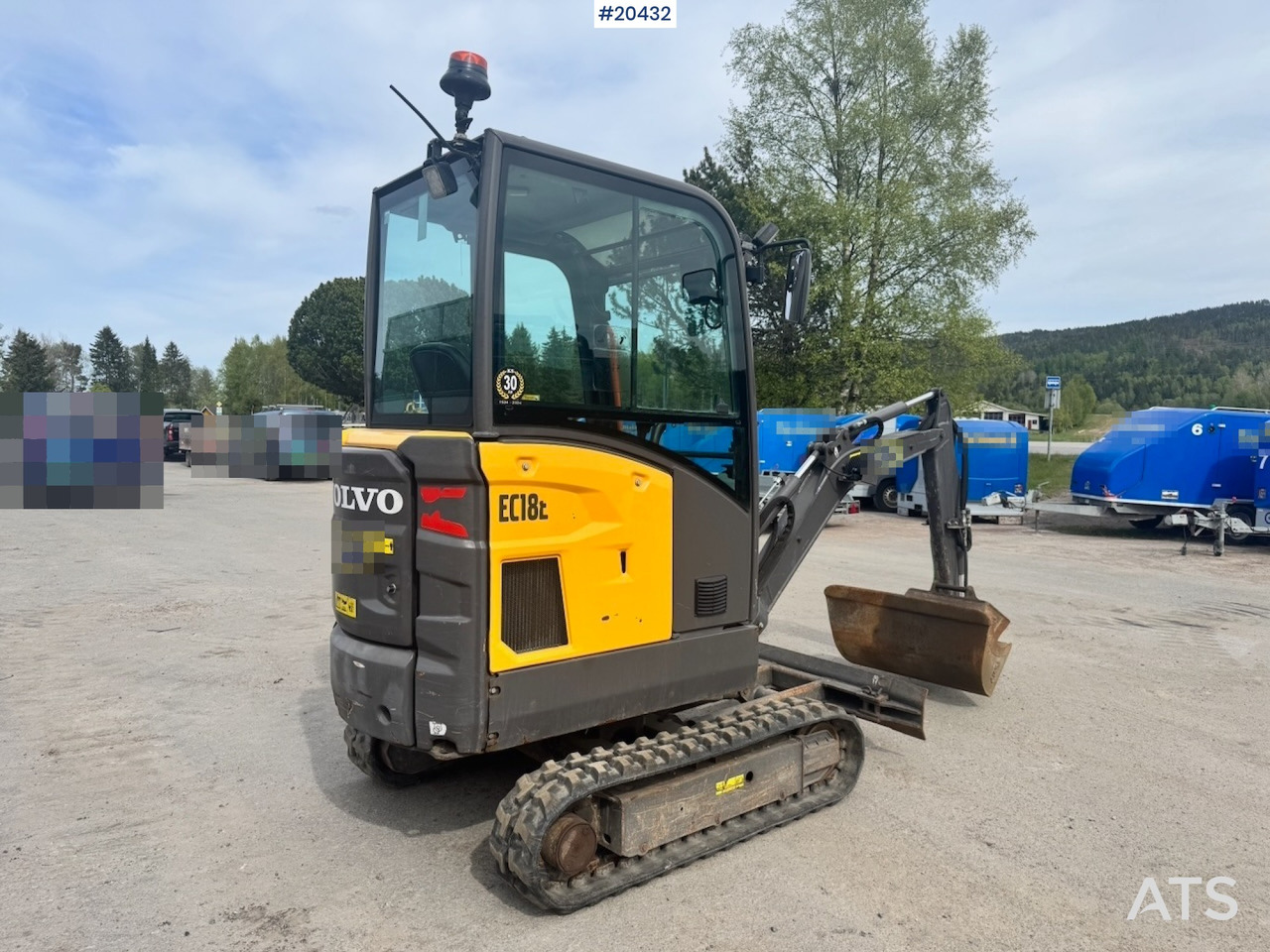 Volvo EC18E - Rýpadlo: obrázek 5 Volvo EC18E - Rýpadlo: obrázek 5