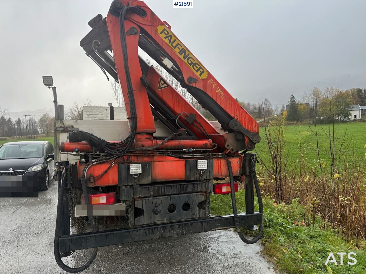 Volvo FL 6 planbil m/ bakmontert kran. SE VIDEO - Auto s hydraulickou rukou: obrázek 5 Volvo FL 6 planbil m/ bakmontert kran. SE VIDEO - Auto s hydraulickou rukou: obrázek 5