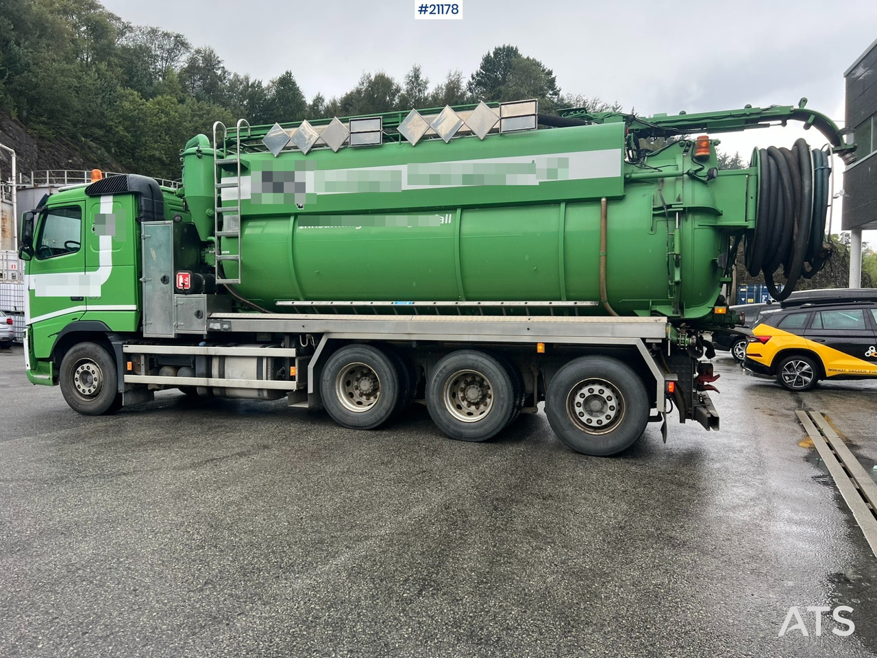 Volvo fh500 8x4 Slamsuger m/ 2010 Inter consult påbygg - Čistič odpadových jam: obrázek 4 Volvo fh500 8x4 Slamsuger m/ 2010 Inter consult påbygg - Čistič odpadových jam: obrázek 4