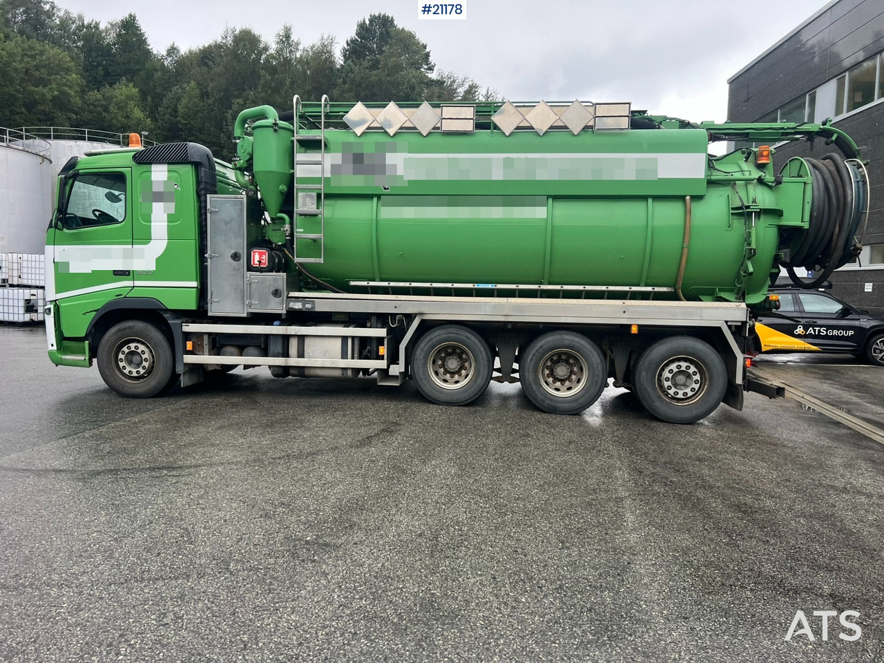 Volvo fh500 8x4 Slamsuger m/ 2010 Inter consult påbygg - Čistič odpadových jam: obrázek 5 Volvo fh500 8x4 Slamsuger m/ 2010 Inter consult påbygg - Čistič odpadových jam: obrázek 5