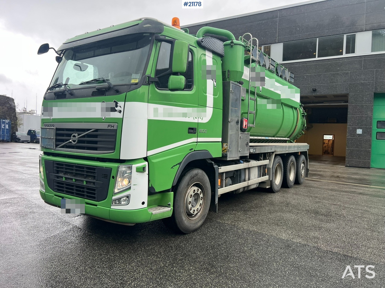 Volvo fh500 8x4 Slamsuger m/ 2010 Inter consult påbygg - Čistič odpadových jam: obrázek 1 Volvo fh500 8x4 Slamsuger m/ 2010 Inter consult påbygg - Čistič odpadových jam: obrázek 1