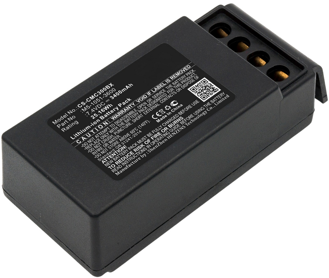Cavotec compatible battery M5-1051-3601(3400mAh ) - Akumulátor pro Hydraulická ruka: obrázek 1 Cavotec compatible battery M5-1051-3601(3400mAh ) - Akumulátor pro Hydraulická ruka: obrázek 1