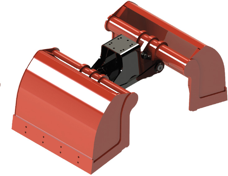 Clamshell bucket for digging BV-M 400 - Lžícový drapák pro Hydraulická ruka: obrázek 1 Clamshell bucket for digging BV-M 400 - Lžícový drapák pro Hydraulická ruka: obrázek 1