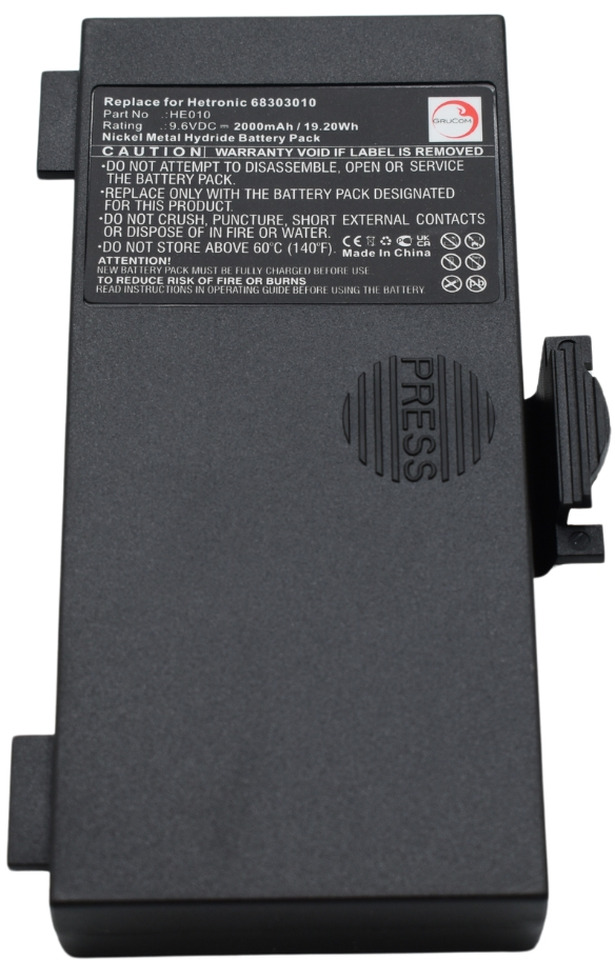 Compatible battery Hetronic 68303000, 68303010, FBH-1200, FUA-07, HE010 - Akumulátor pro Hydraulická ruka: obrázek 3 Compatible battery Hetronic 68303000, 68303010, FBH-1200, FUA-07, HE010 - Akumulátor pro Hydraulická ruka: obrázek 3