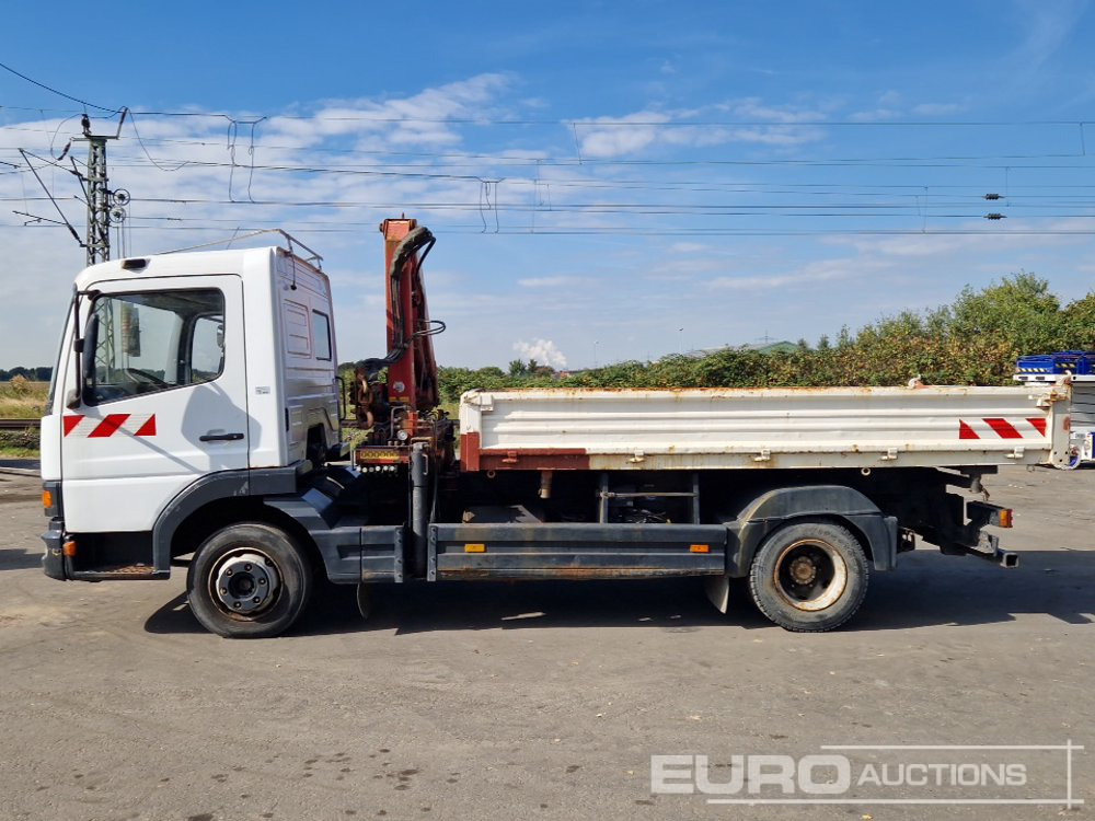 1999 Mercedes Atego - Nákladní automobil valníkový/ Plošinový, Auto s hydraulickou rukou: obrázek 2 1999 Mercedes Atego - Nákladní automobil valníkový/ Plošinový, Auto s hydraulickou rukou: obrázek 2