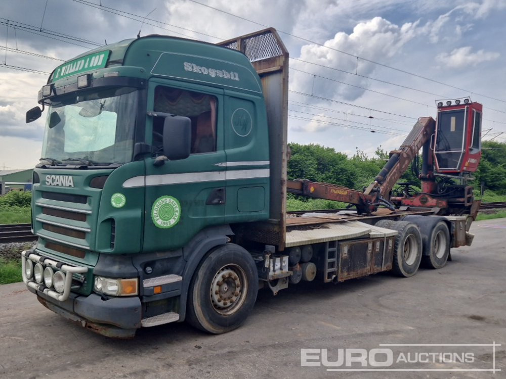 2007 Scania R560 6X4 - Nákladní automobil valníkový/ Plošinový, Auto s hydraulickou rukou: obrázek 1 2007 Scania R560 6X4 - Nákladní automobil valníkový/ Plošinový, Auto s hydraulickou rukou: obrázek 1